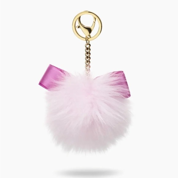 UGG Pink Holiday Bow Key Fob Keychain - Picture 5 of 5